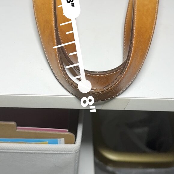 Chic Tan and Cream Geometric Pattern Tote Bag - Picture 9 of 14